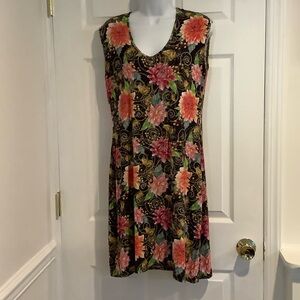 JOHNNY WAS Sleeveless Floral Dress